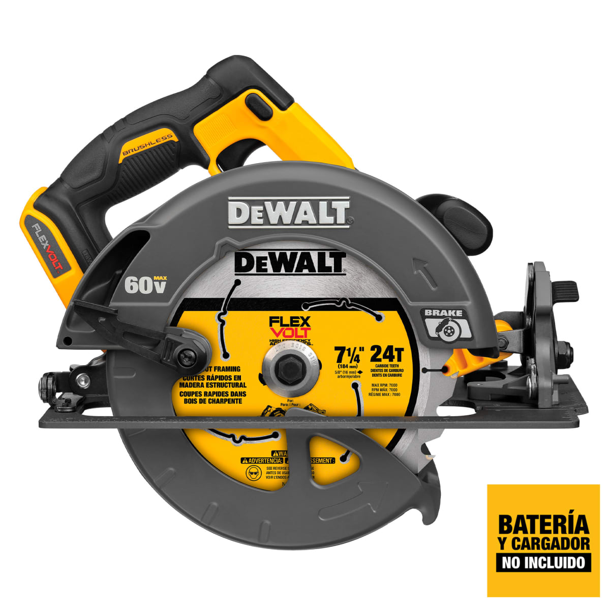 Sierra circular DeWalt 7-1/4