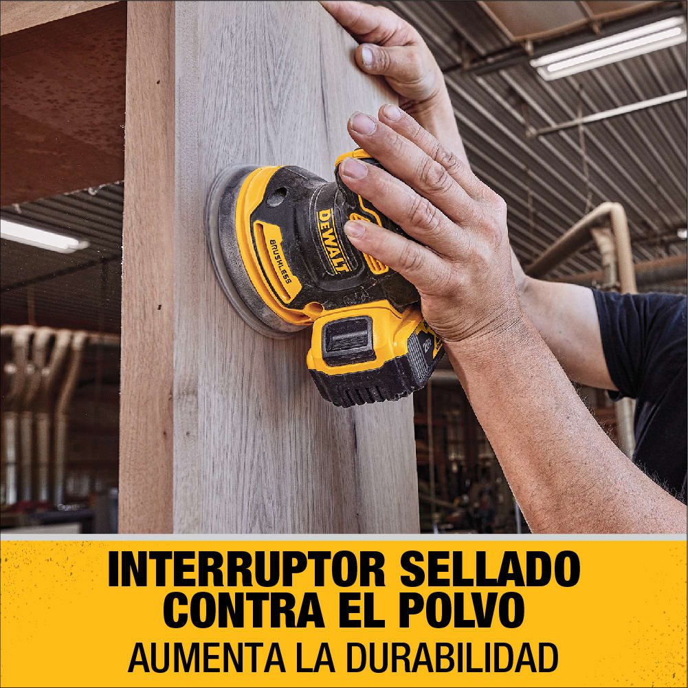 Lijadora Roto-Orbital DeWalt 20V MAX XR 5