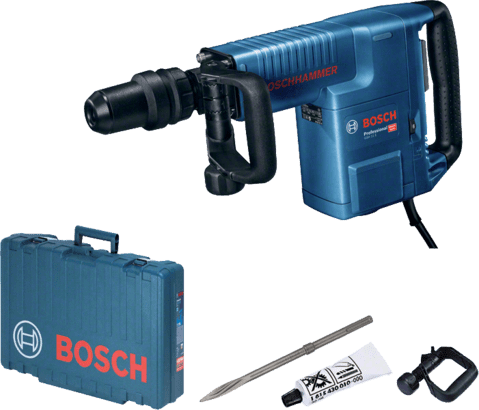 MARTILLO SDS MAX 1500W GSH 11 E + 1 CINCEL + KIT SERVICIO - BOSCH2
