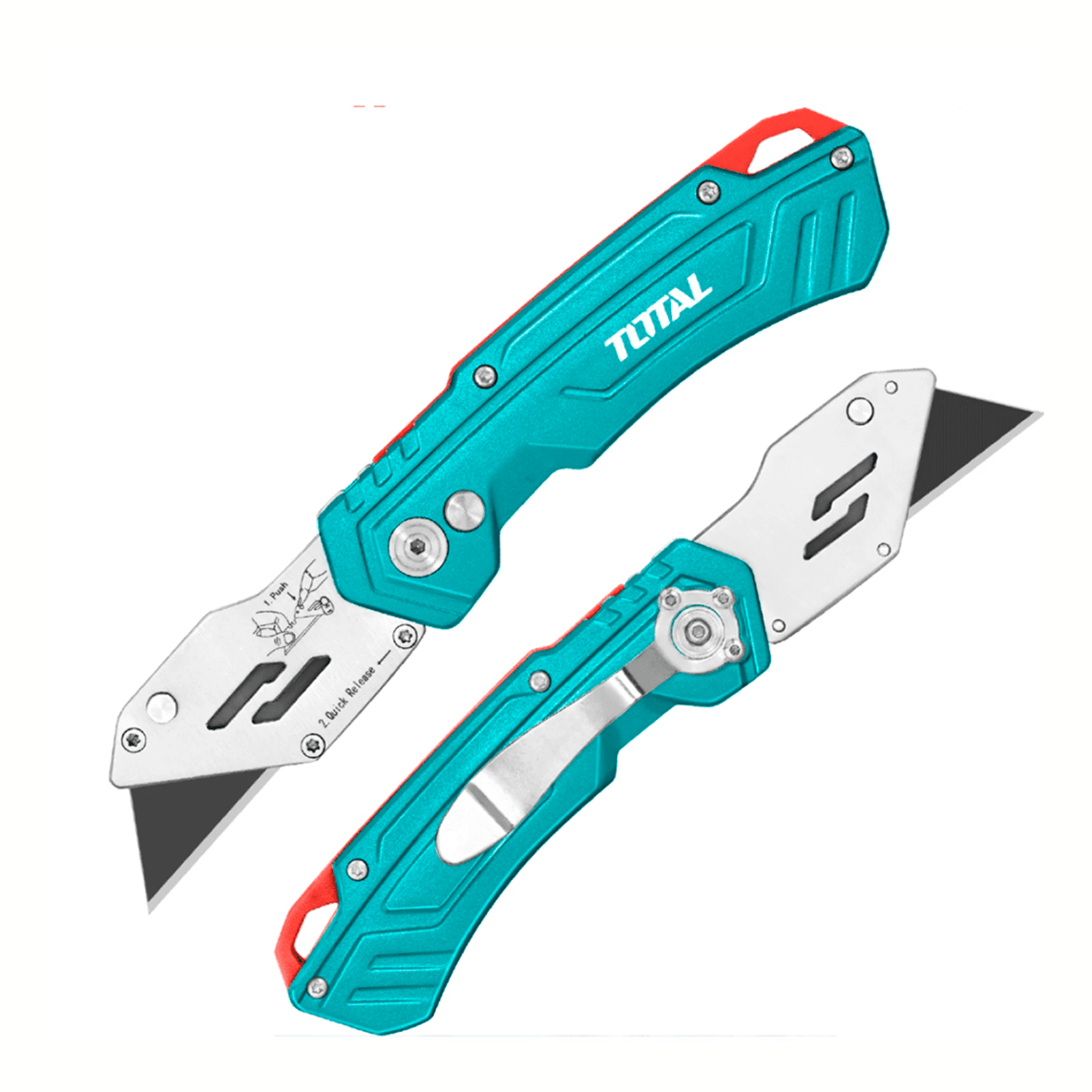 Cuchilla Hoja Plegable Acero + 6 Hojas Total THT51362882