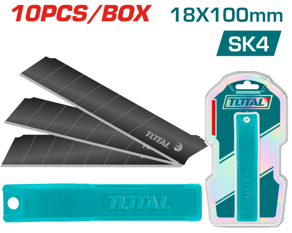 Repuesto de Cuchilla 18X100mm Negra Pesada Total THTCB1811