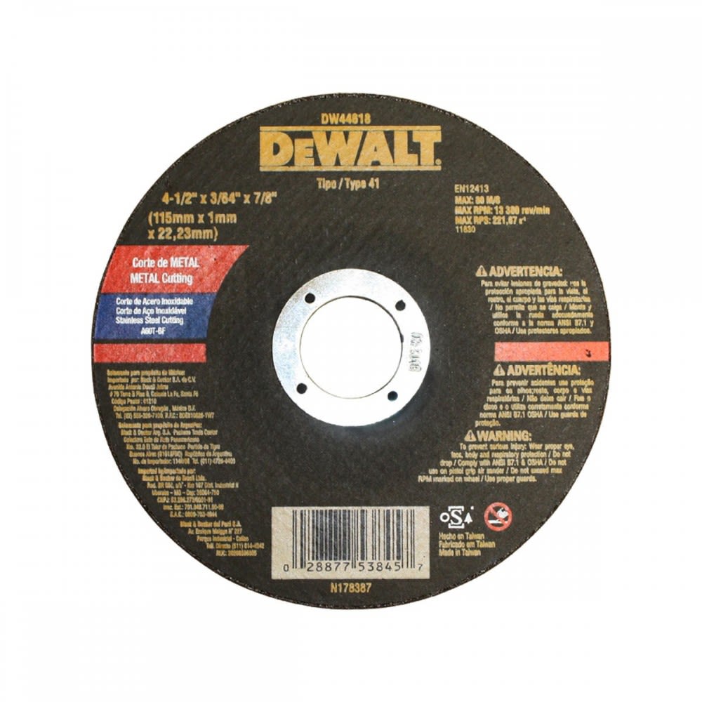 Disco Abrasivo / Corte Metal-Inox. 4