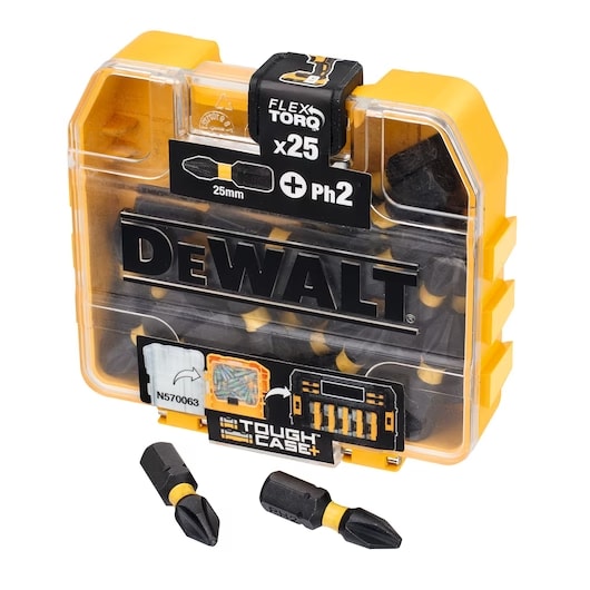 Juego de 25 Puntas FlexTorq Ph2 Dewalt DT70555T-QZ1