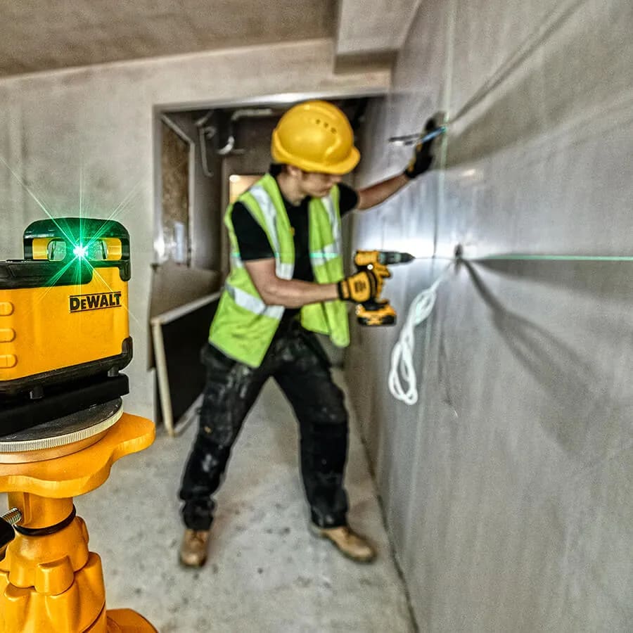 Nivel Láser DeWalt 360° Horizontal+1 Línea Vertical Verde-DW03601CG5