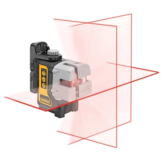 Nivel Láser DeWalt 3 Líneas Luz Roja 30m - DW089K3