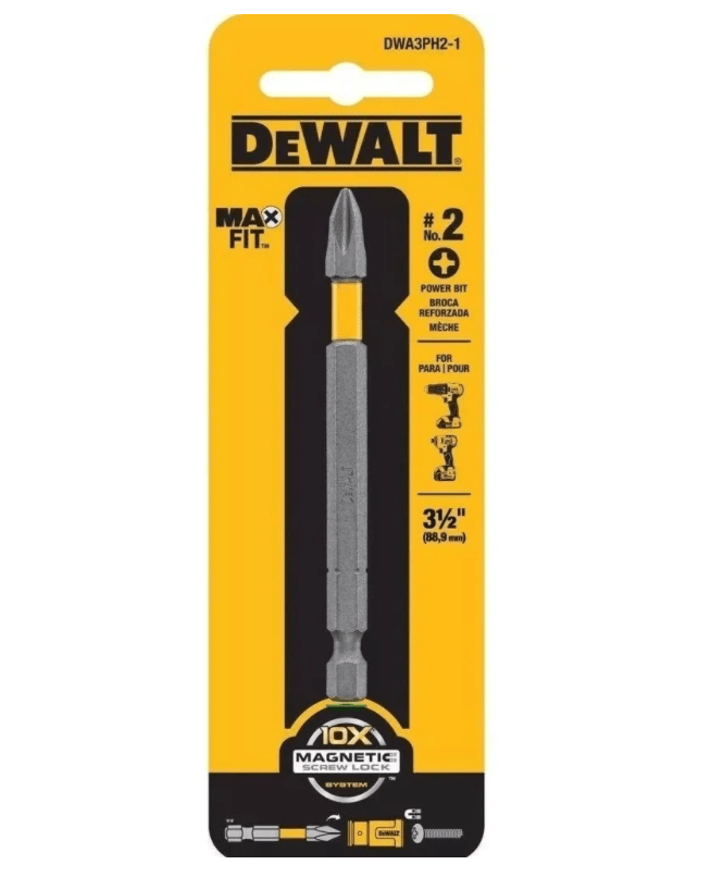 Punta MaxFit Phillips/Cruz 3 1/2'' - DWA3PH2-1 DEWALT1