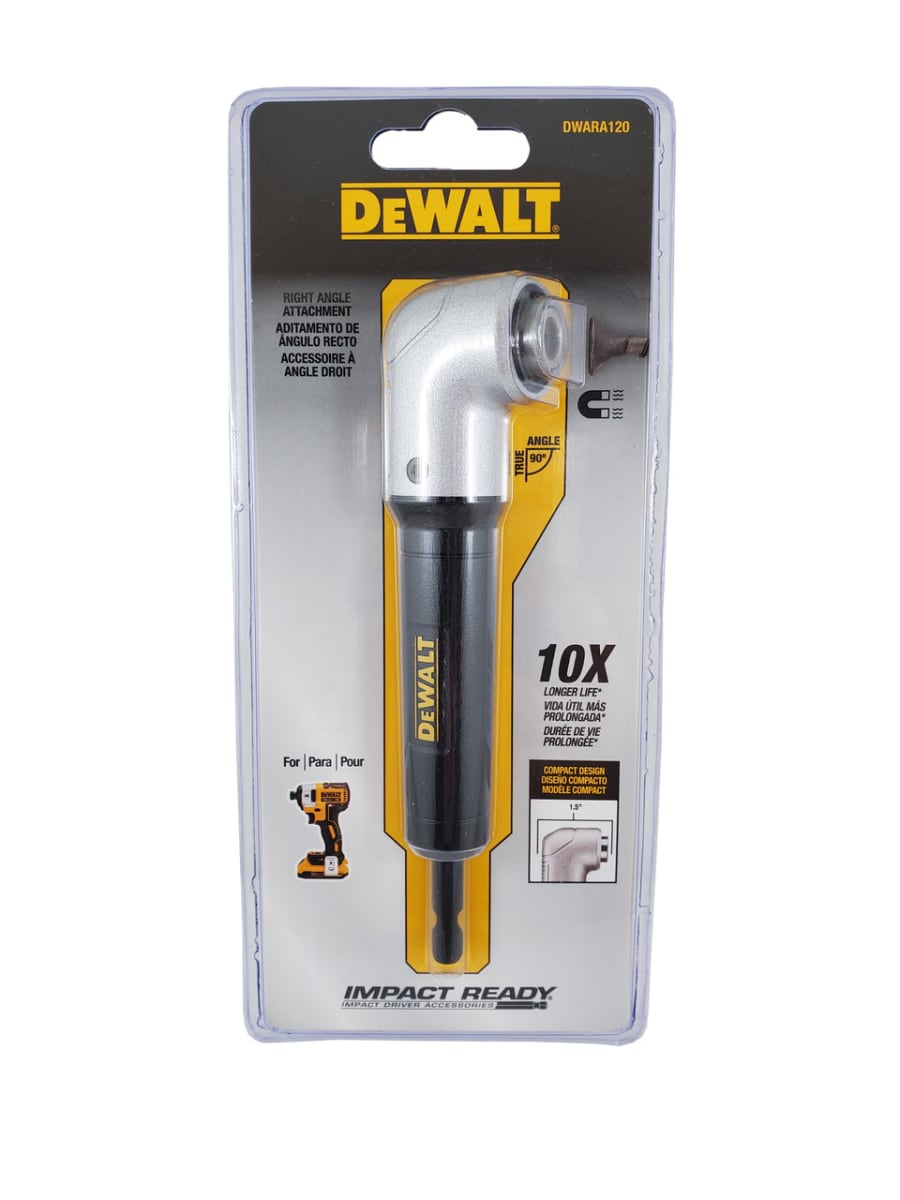 Adaptador de Ángulo Recto DeWalt DWARA120 para Atornillador de Impacto4