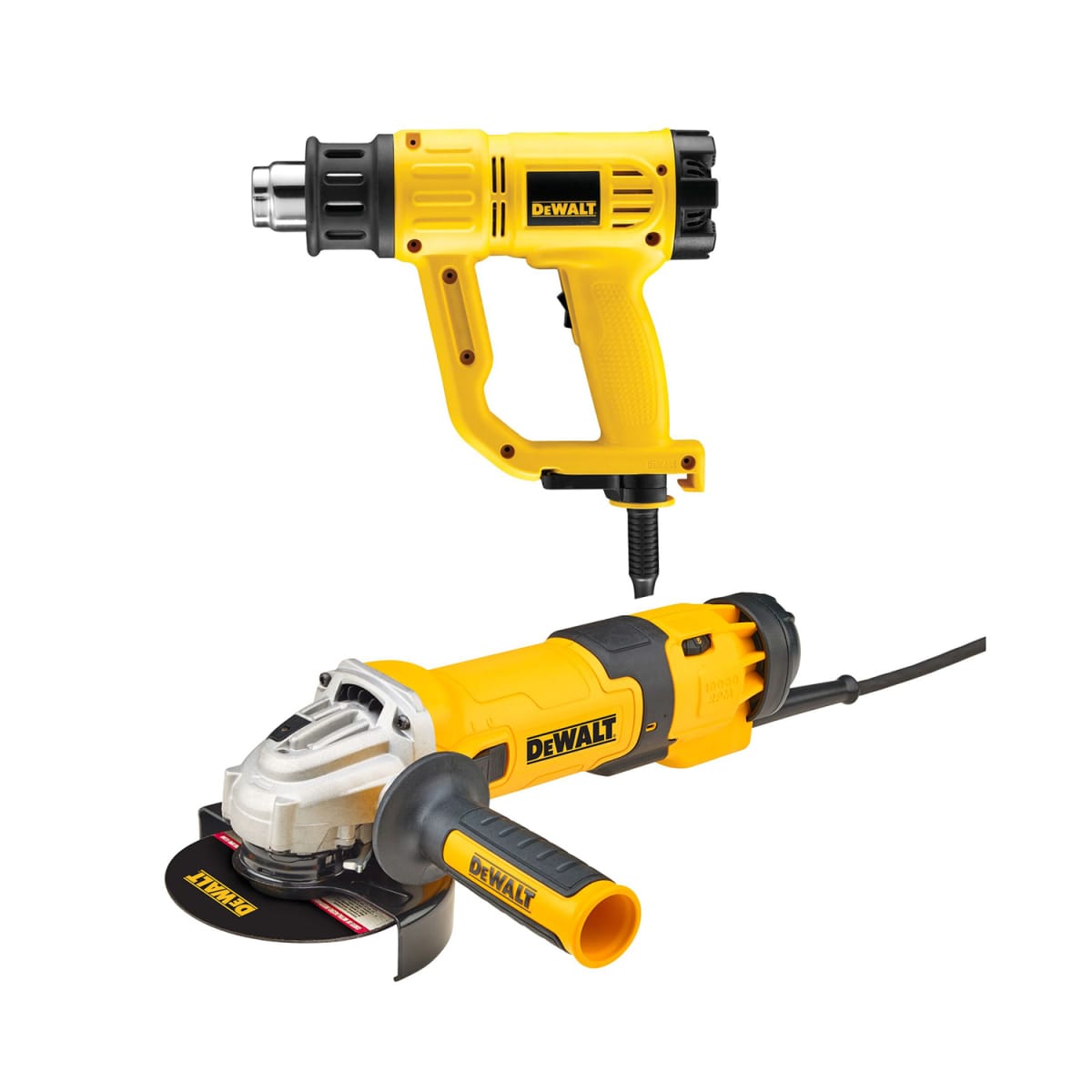 Esmeril Angular 4-1/2'' 1500W Dwe4336 + Pistola de Calor 2000W D26411 Dewalt1