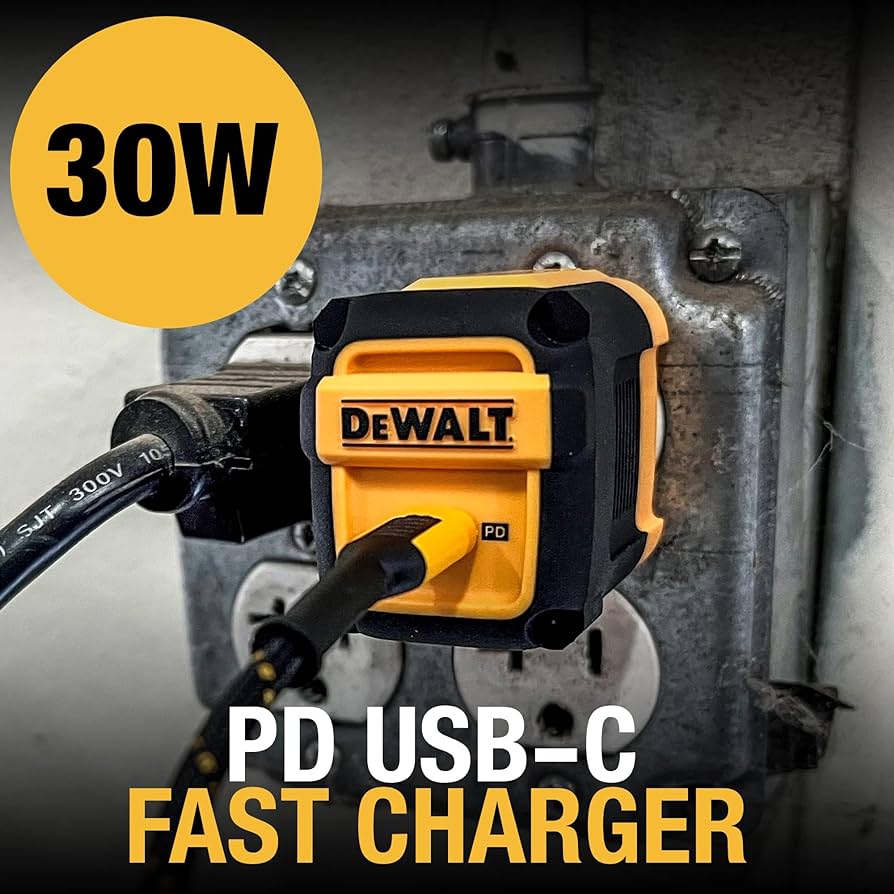 Cargador de pared USB PD de 30 W Dewalt DXMA13198723