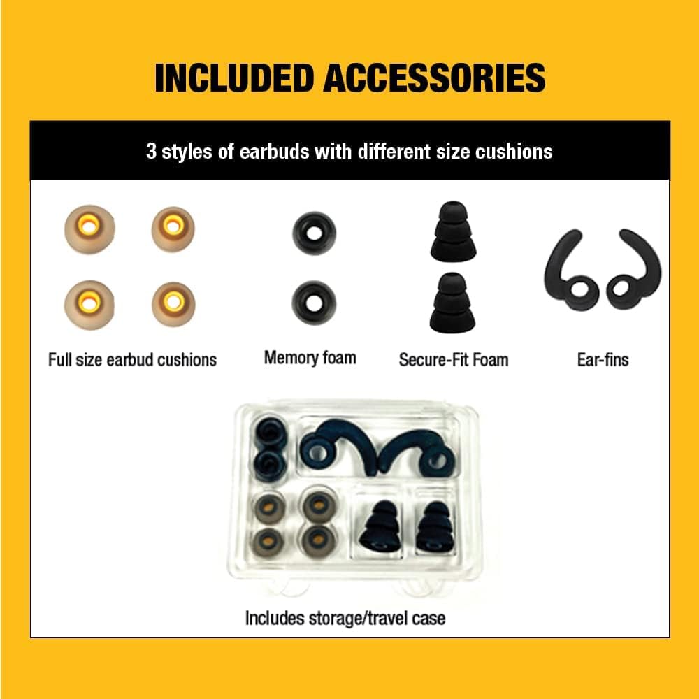 Auriculares Inalámbricos con Bluetooth, Jobsite Pro-DEWALT DXMA19020914