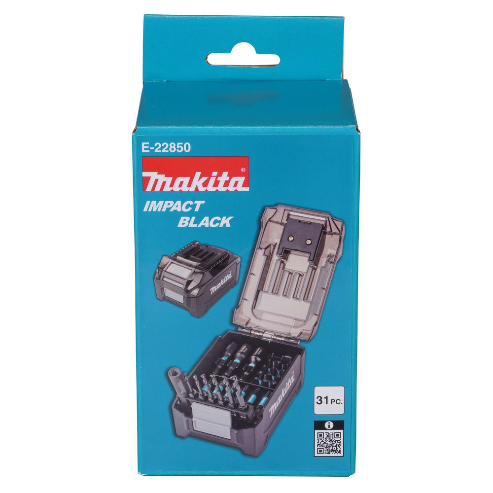 Juego de 31 Puntas para Tornillos Impact Black Makita E-228505