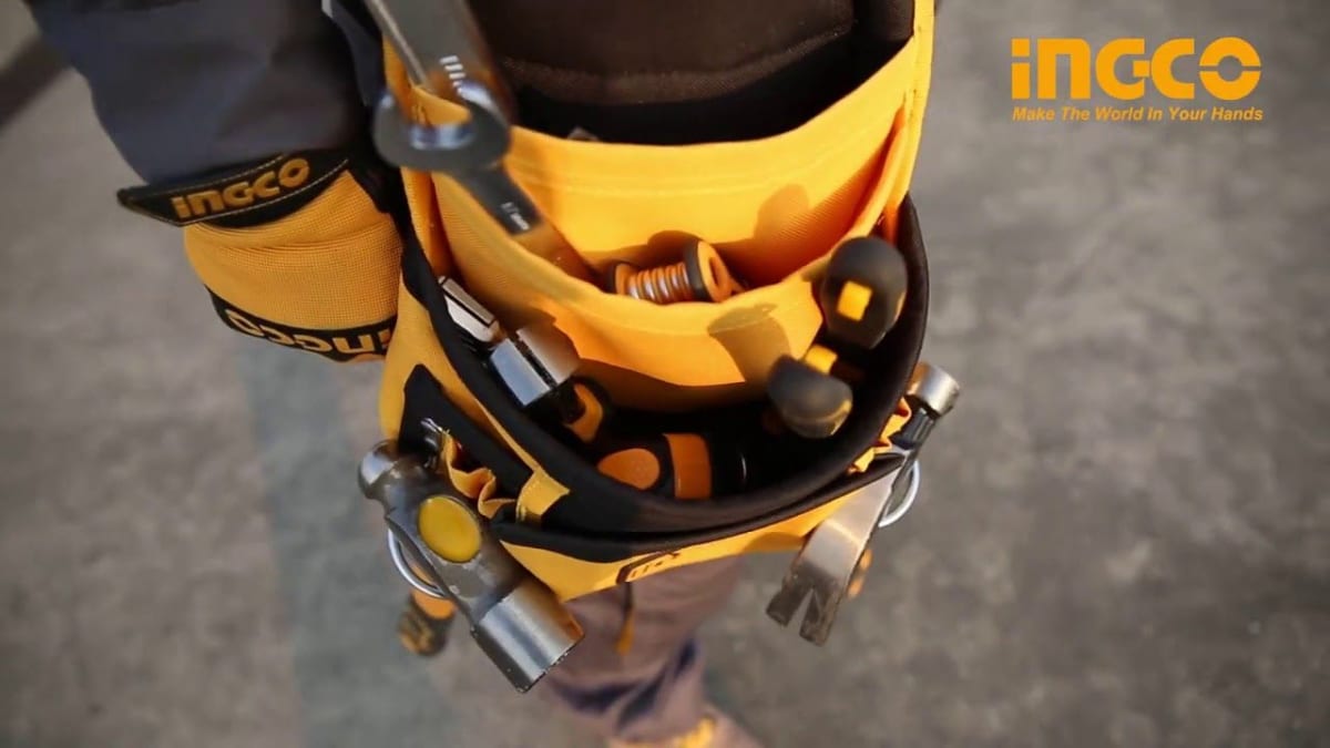 Porta Herramientas Para Cinturón Con Clip De Acero Inoxidable - Soporte Para Taladro, Atornillador Y Clavadora - Ajuste Hasta 5 Cm De Ancho