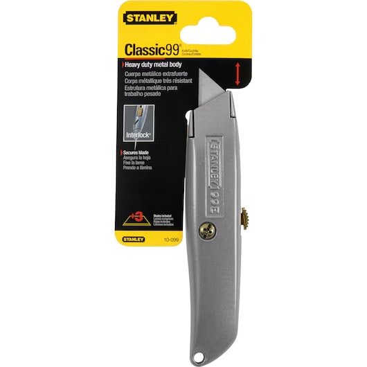 Cuchilla Retráctil de Metal Stanley Classic 99 - Modelo 10-0994