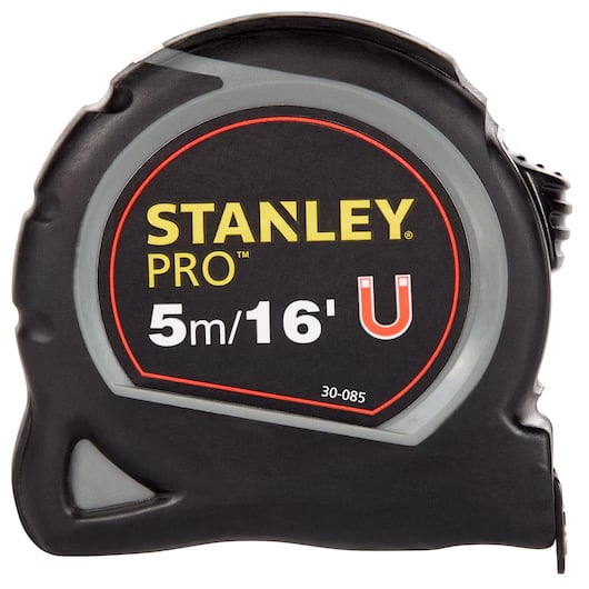 Cinta Métrica Magnética Stanley 5m / 16' PRO - Modelo 30-0852