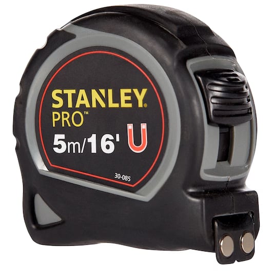 Cinta Métrica Magnética Stanley 5m / 16' PRO - Modelo 30-0853