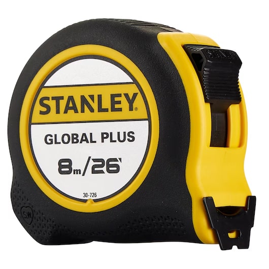 Cinta Métrica Stanley Global Plus 8m / 26' - Modelo 30-7263