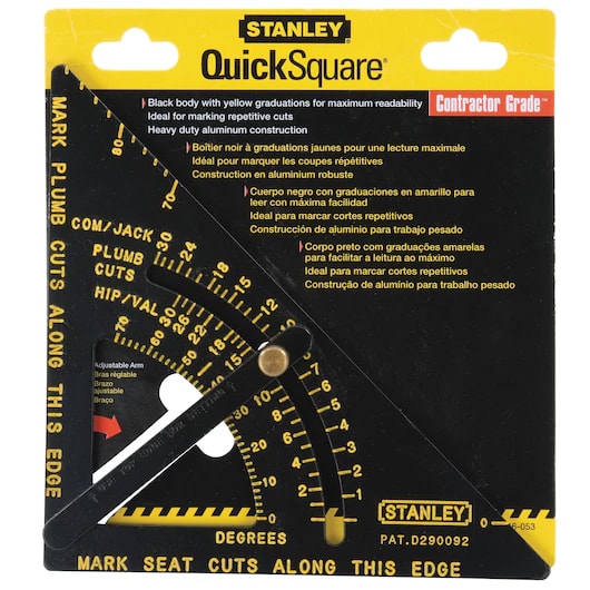 Escuadra de Trazado Ajustable Stanley 46-053 - Profesional 10-7/8