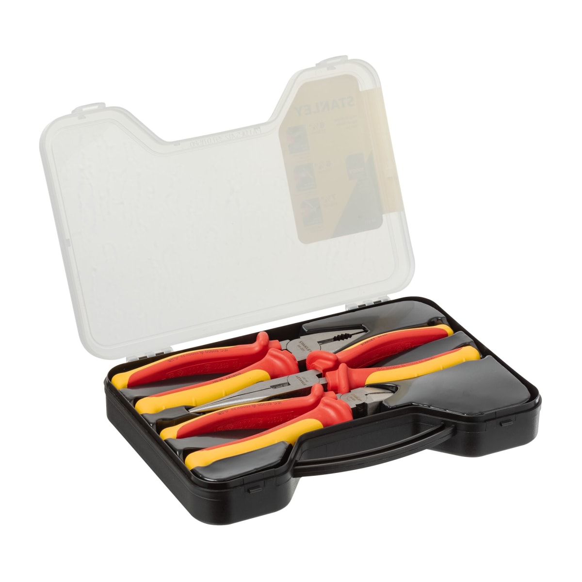 Juego de 3 Alicates MaxSteel VDE 1000V Stanley 84-0113