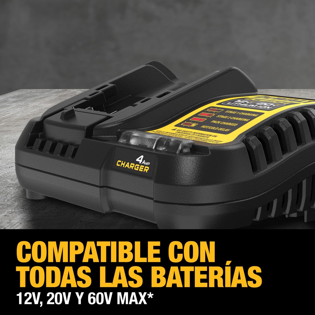 Cargador de Batería Ion de Litio 12V / 20V Dewalt DCB1104-B25
