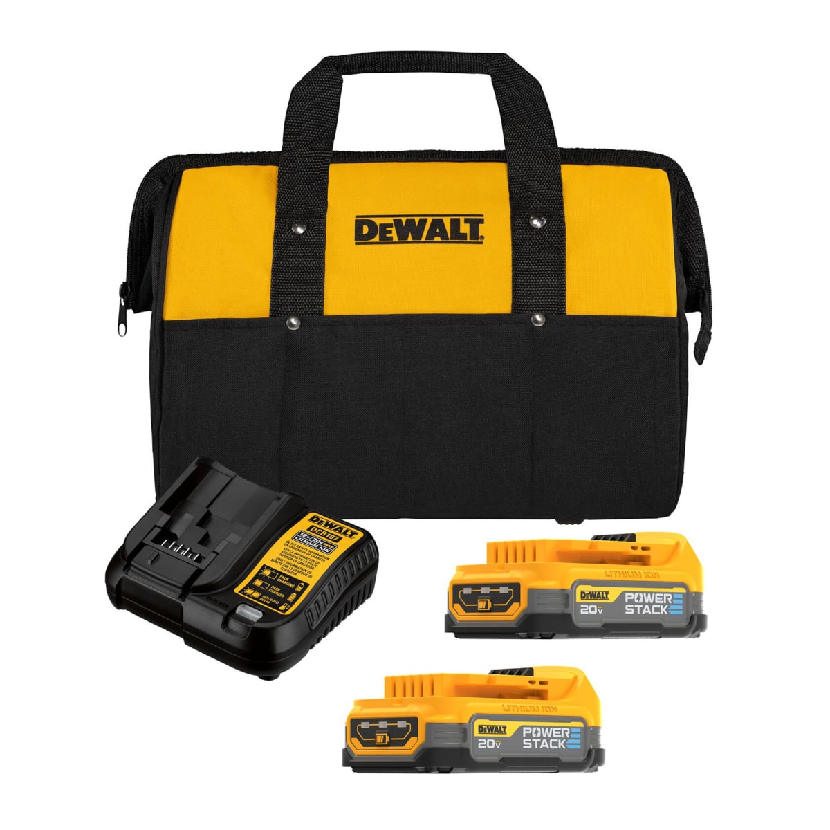 Taladro Perc 1/2'' + Atorn Impacto 1/4'' 20V Brushless + Set 27 Puntas Dewalt DCK223D2-K74