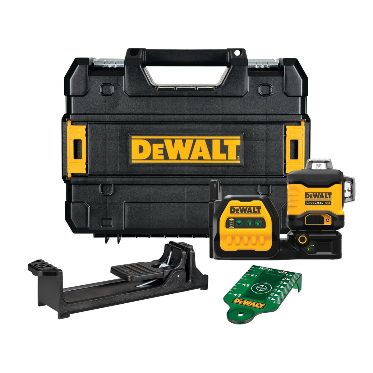 Nivel Láser DeWalt 20V 3 Líneas 360° Luz Verde - DCLE34030GB1