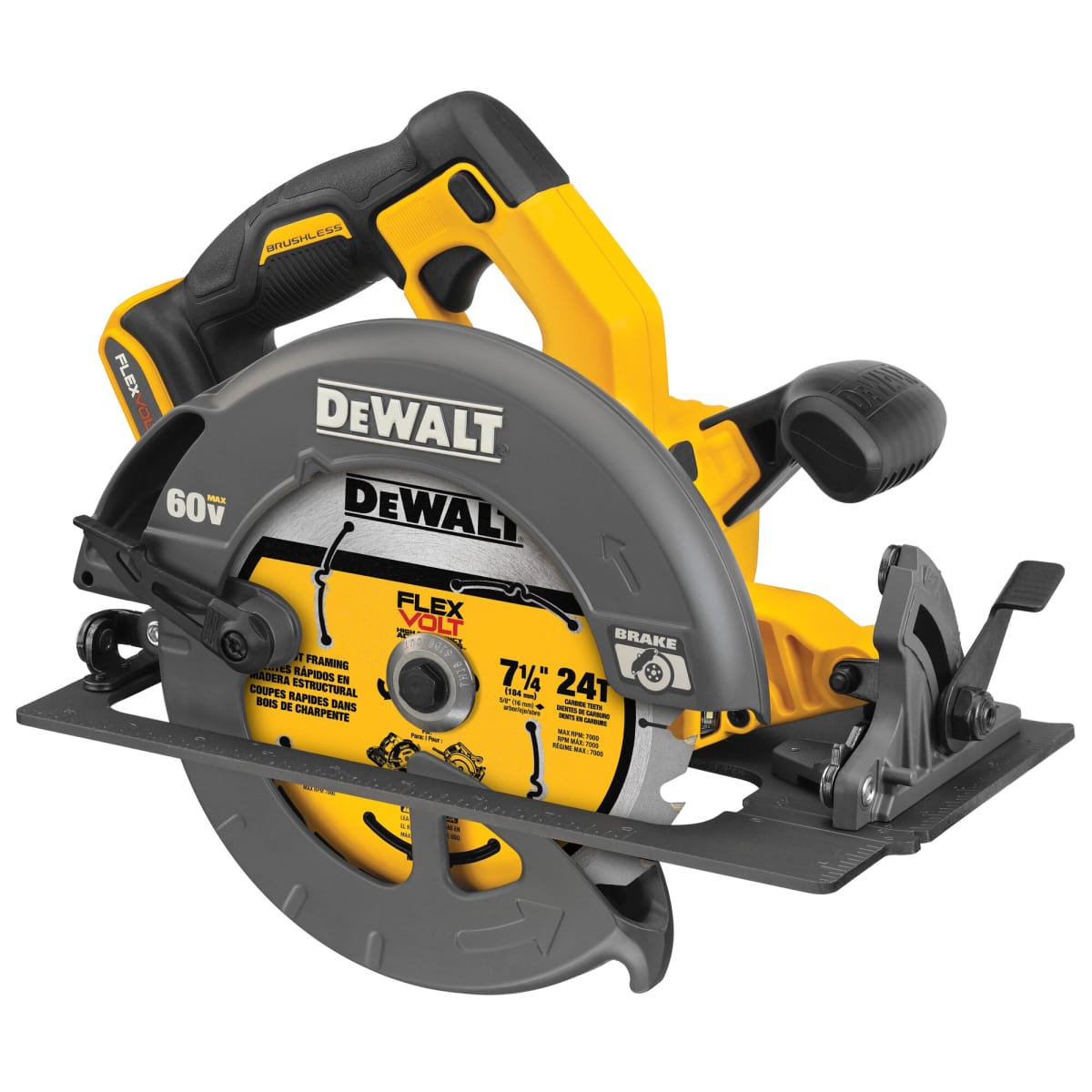 Sierra Circular DeWalt 60V FlexVolt 7-1/4