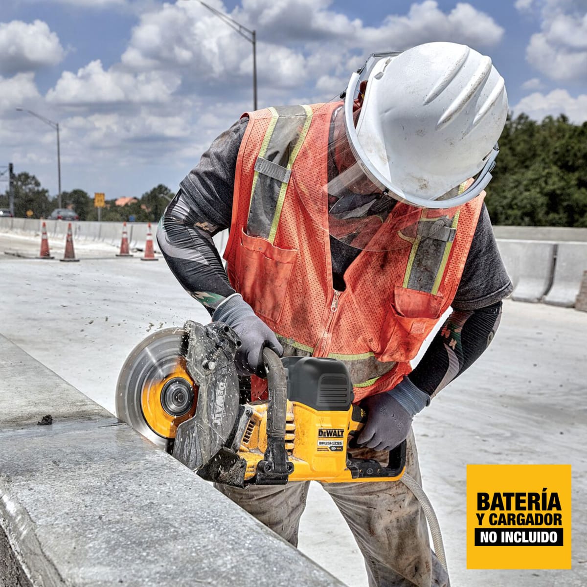 Cortadora de concreto DeWalt 9