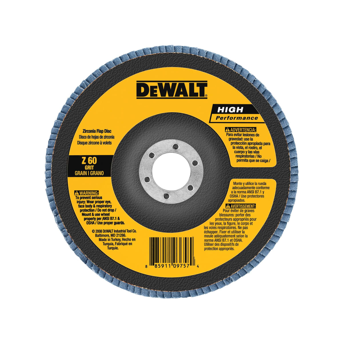 Disco Flap Laminado Zirconio 7