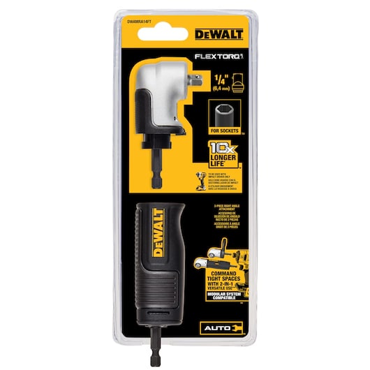 Adaptador Angular DeWalt Flextorq 1/4