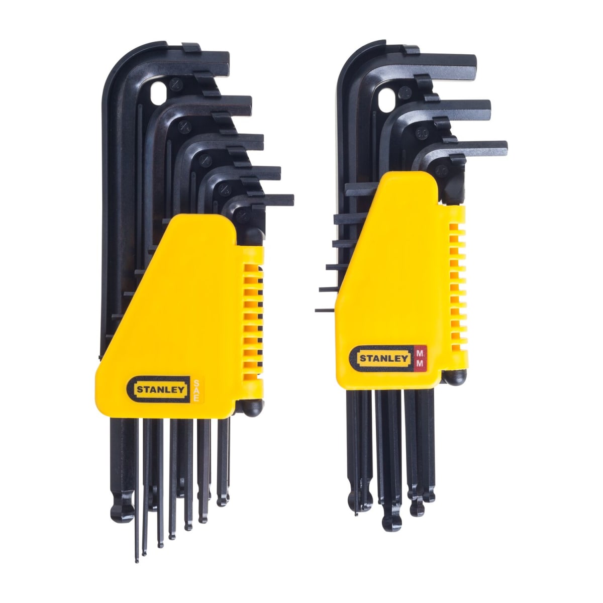 Juego de 21 Llaves Hexagonales Largas con Punta Redonda Stanley 69-2582