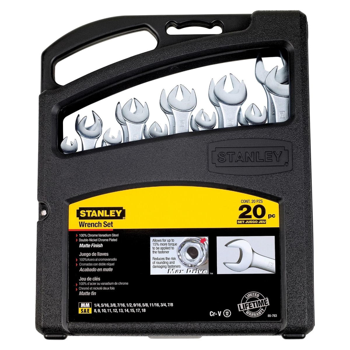 Llaves Mixtas Juego 20 Pzas 8M-18M [97] Stanley 85-7831