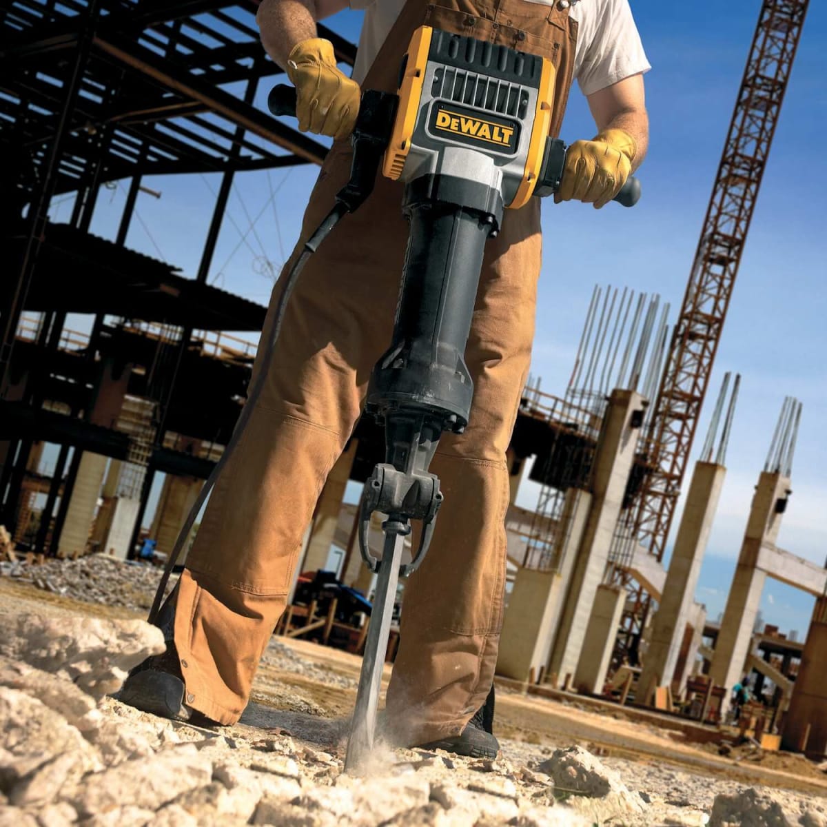 Martillo Demoledor Hexagonal 1-1/8 31Kg + Carro D25980-K27 Dewalt6