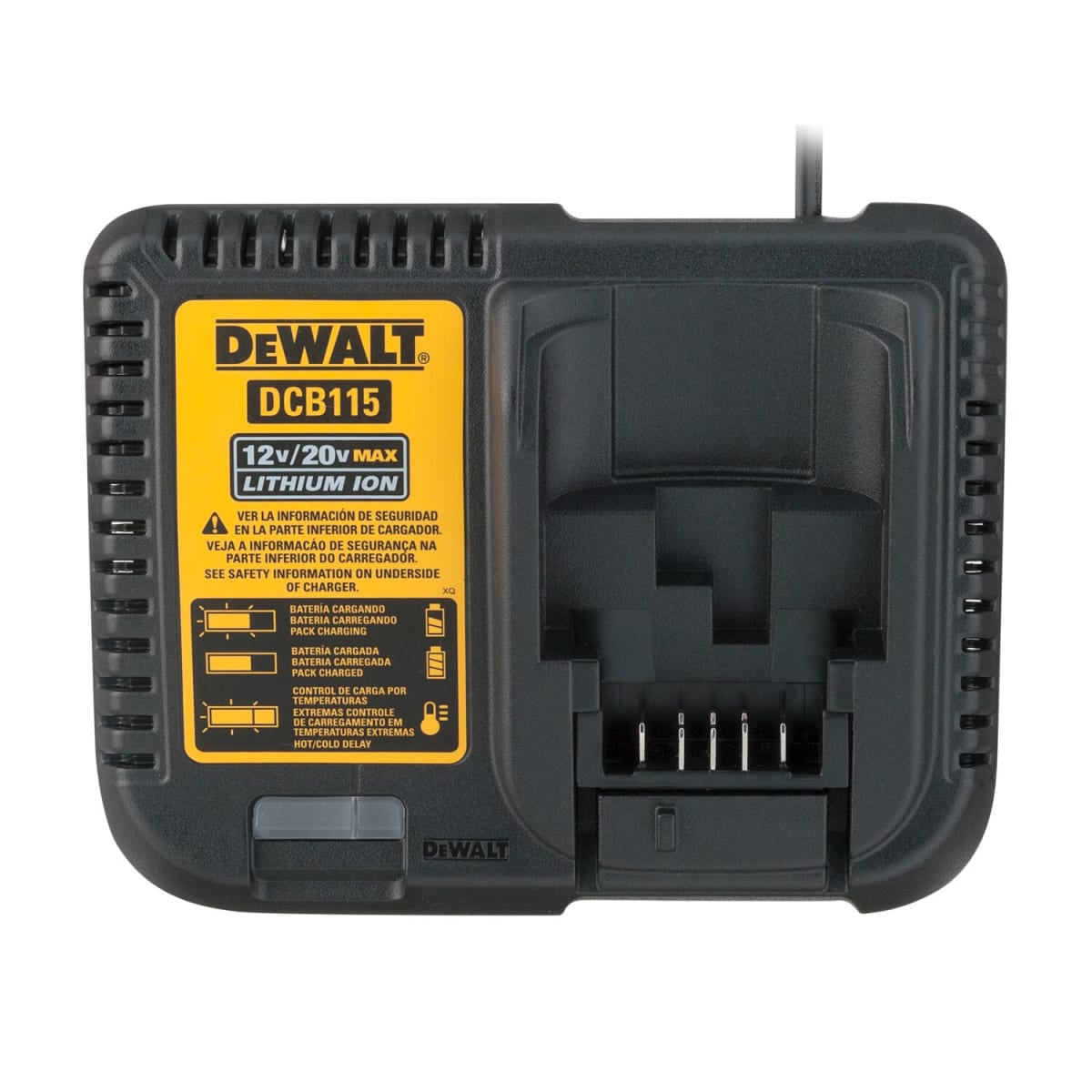 Cargador de Batería 12V/20V Max Dewalt DCB115-B22