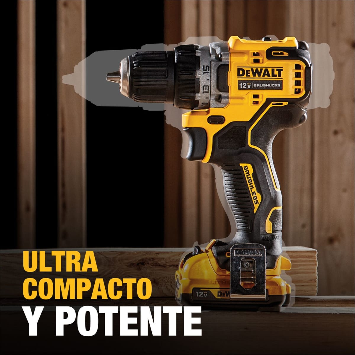 Kit Taladro/Atornillador Inalámbrico 3/8'' 12V XR Dewalt DCD701F2-B27
