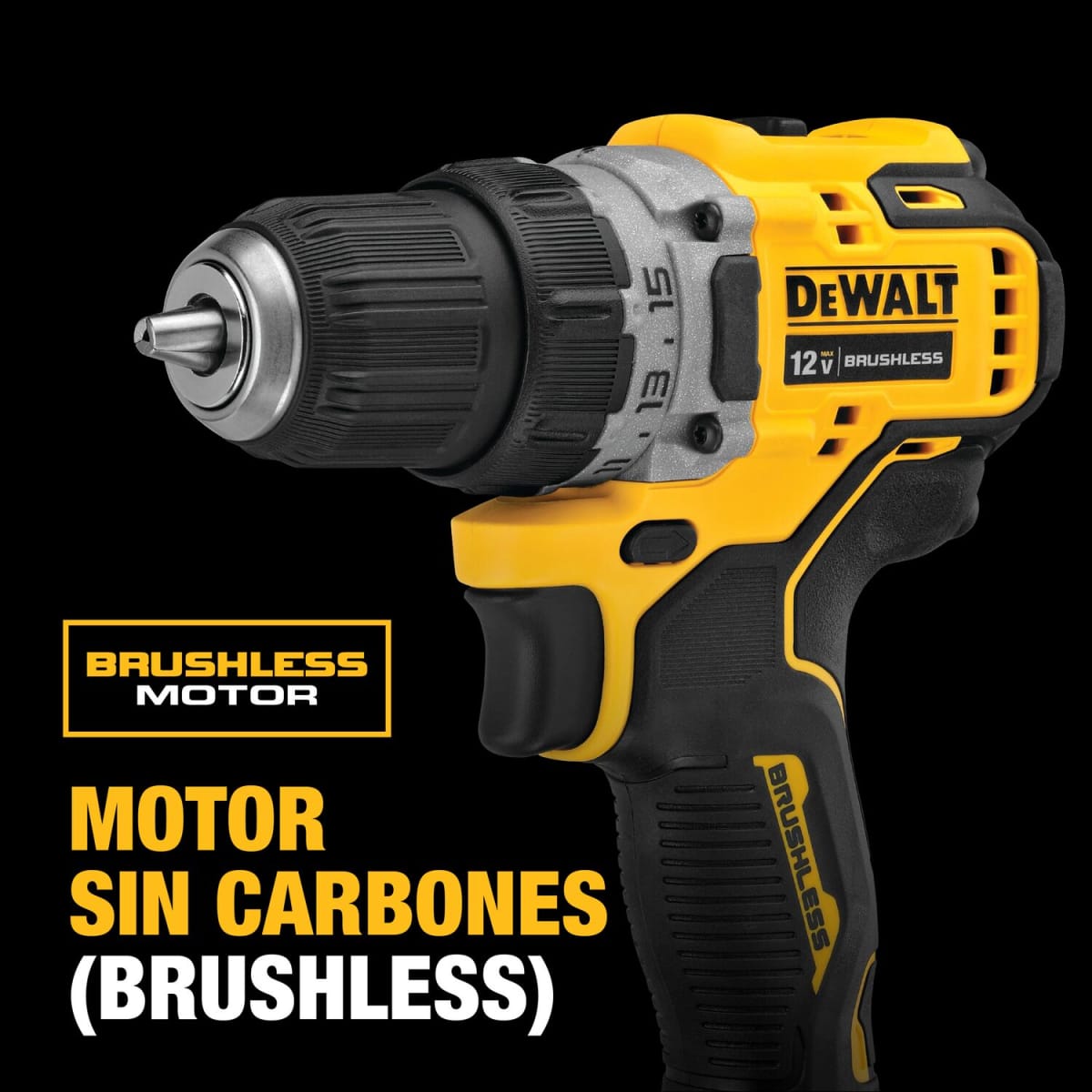 Kit Taladro/Atornillador Inalámbrico 3/8'' 12V XR Dewalt DCD701F2-B26
