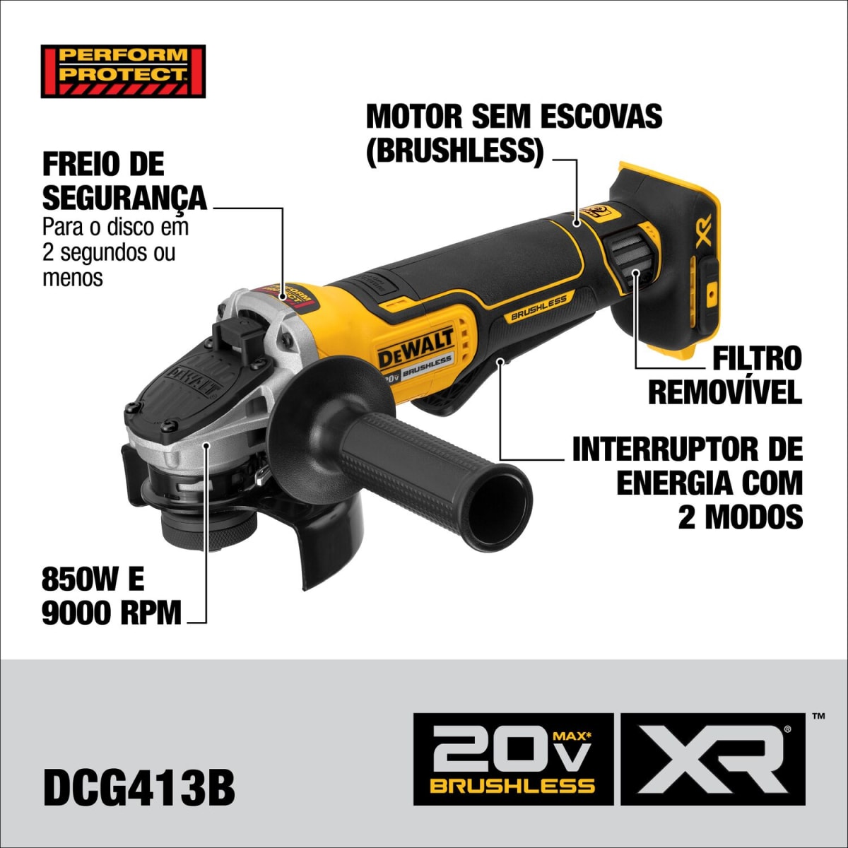 Esmeril angular DeWalt 4-1/2
