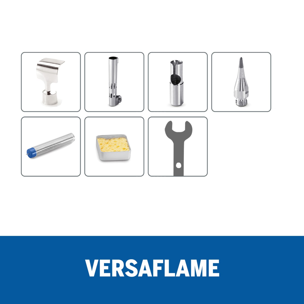 Soplete Soldador Versaflame Gas Butano con 4 Accs Dremel F013.220.0AA3