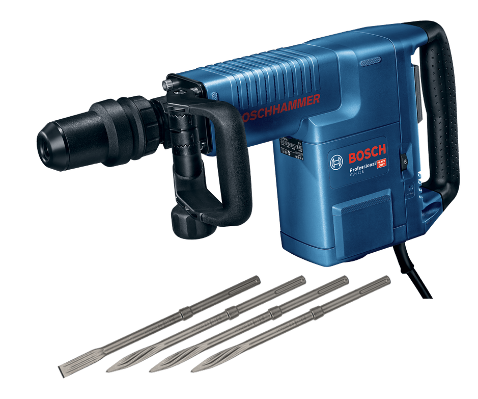 MARTILLO SDS MAX 1500W GSH 11 E + 4 CINCELES2