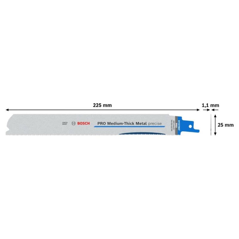 Hoja Sierra Sable S1137 para Metal Medio 5Pz Bosch 2608.658.9942
