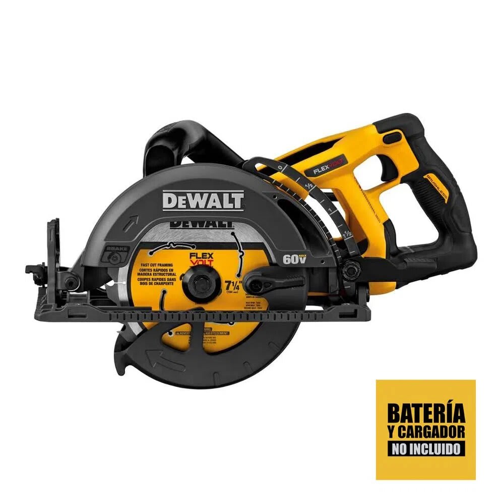 Sierra Circular 7 1/4'' Flexvolt 60V Baretool Dewalt DCS577B1