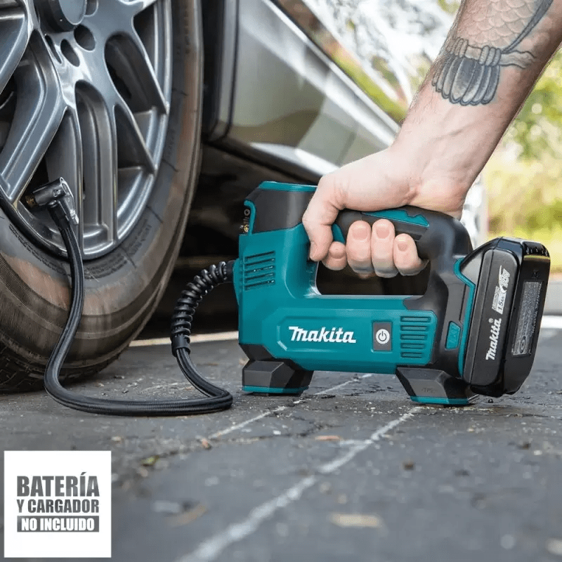 Inflador de Aire 18V LXT 8,3 Bar Baretool (Sin Baterías / Sin Cargador) Makita DMP180Z5