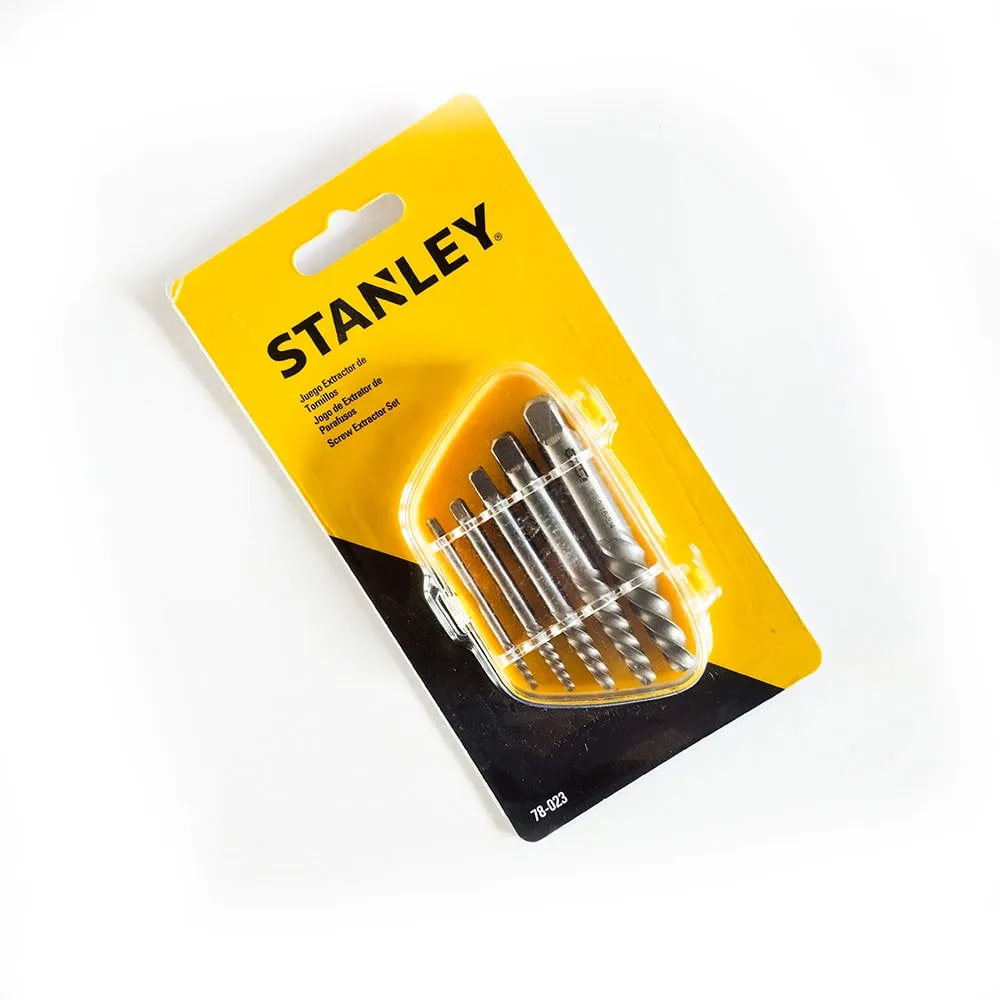 Juego Extractor de Tornillos 5 piezas Stanley 78-0231