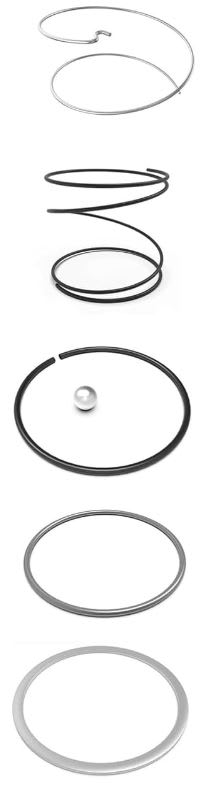 Kits de resorte con bola de acero para Atornillador de Impacto DCF8871