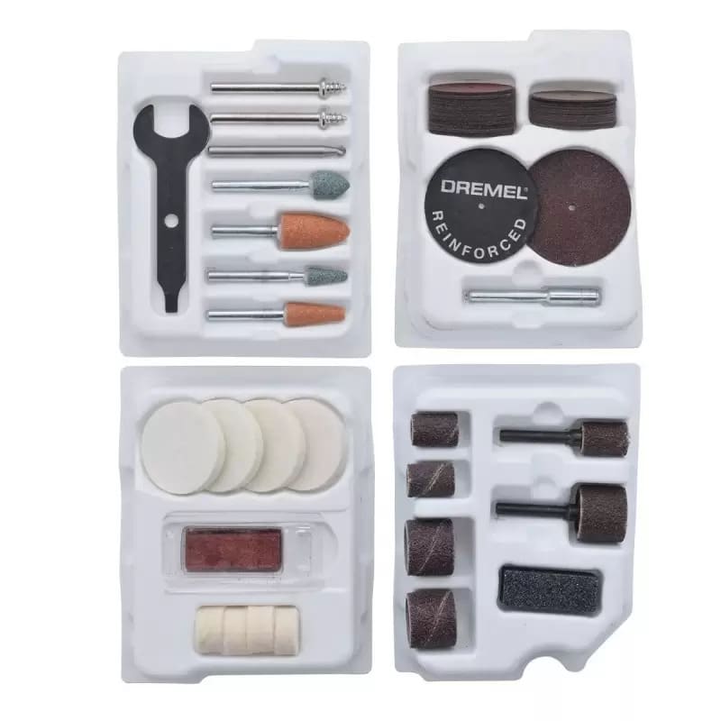 Kit de 110 accesorios para minitorno Dremel 709 - 2615.070.9AD5
