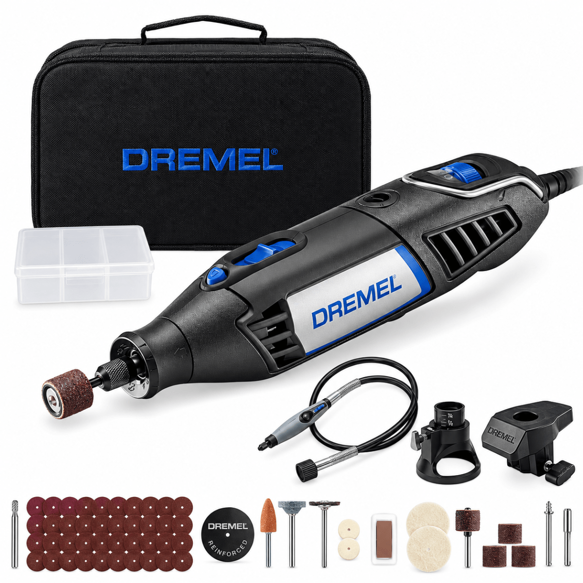 Herramienta Rotativa Dremel 4000-3/52 220V 52 Accesorios - F013.400.0GW1