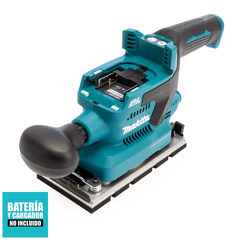 Lijadora Orbital 93 x 185 mm 18V LXT BL (sin batería)  DBO380Z -Makita1