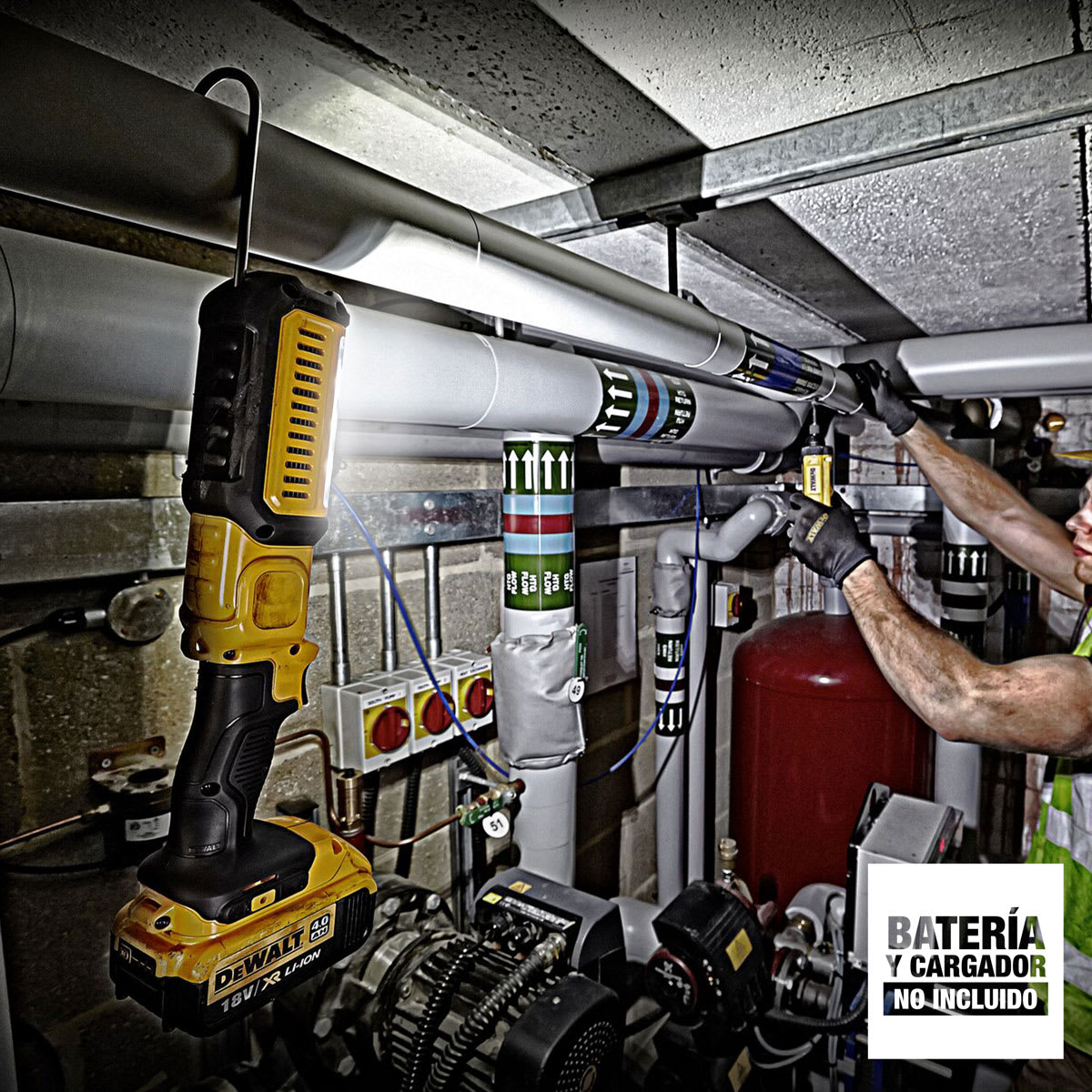 Linterna de trabajo LED Dewalt 20V (Sin Batería) - DCL0503