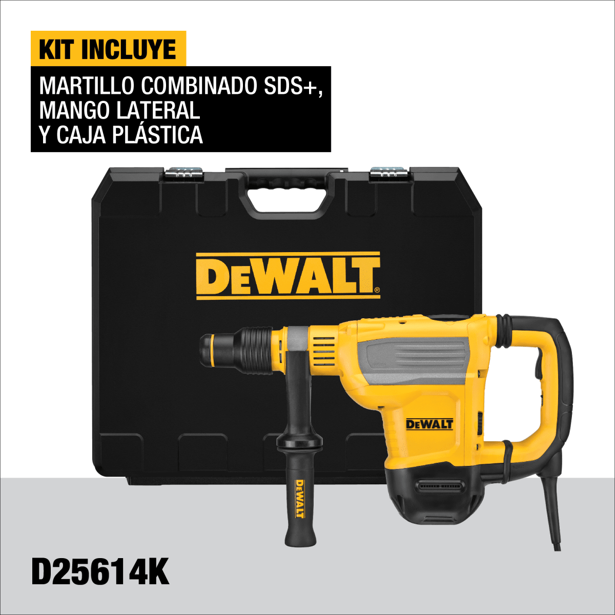 Rotomartillo DeWalt SDS MAX 1350W 10.5J - D25614K-B27