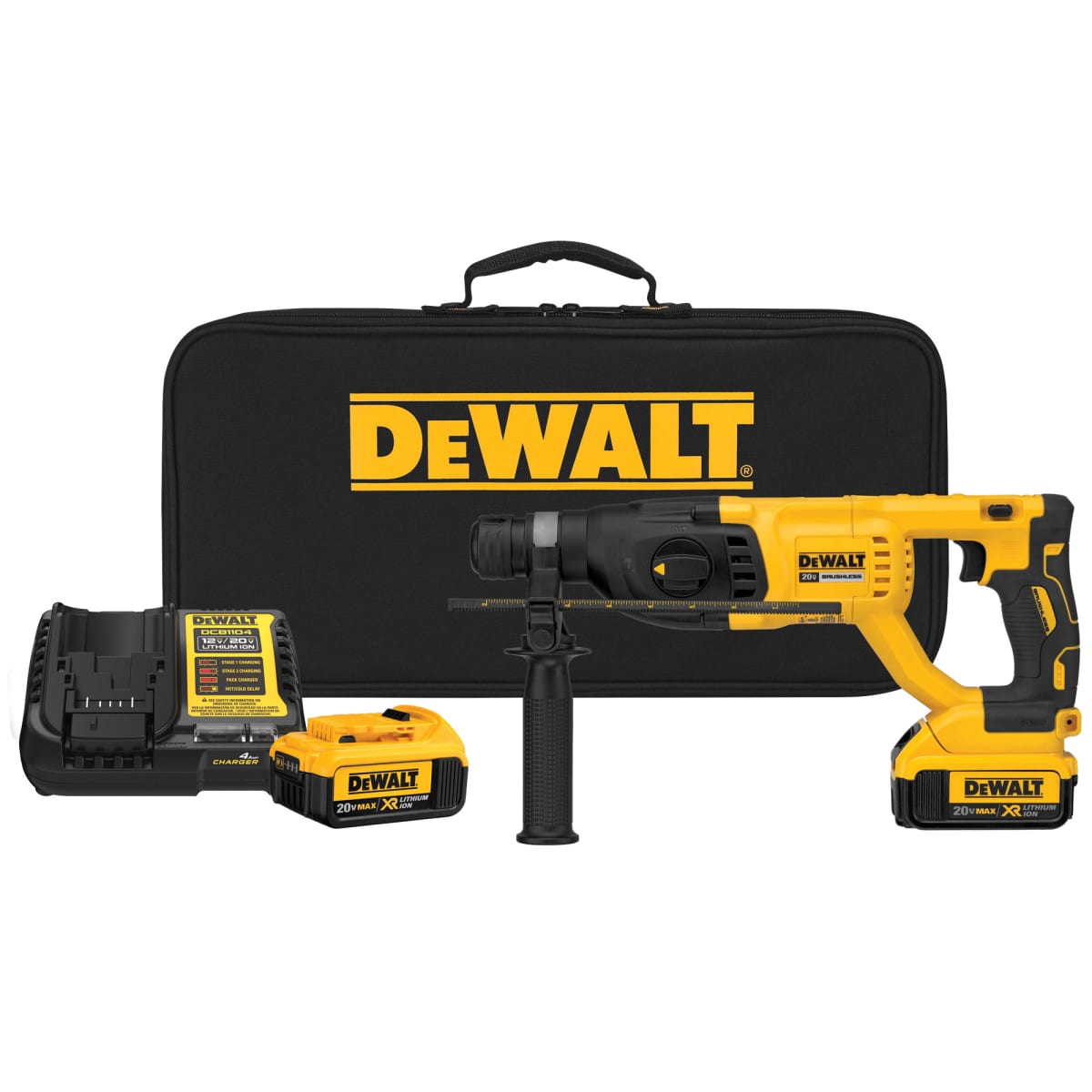 Rotomartillo Sds Plus 20V 2.6 J Inc 2 Bat y Carg Dewalt DCH133M2-B21