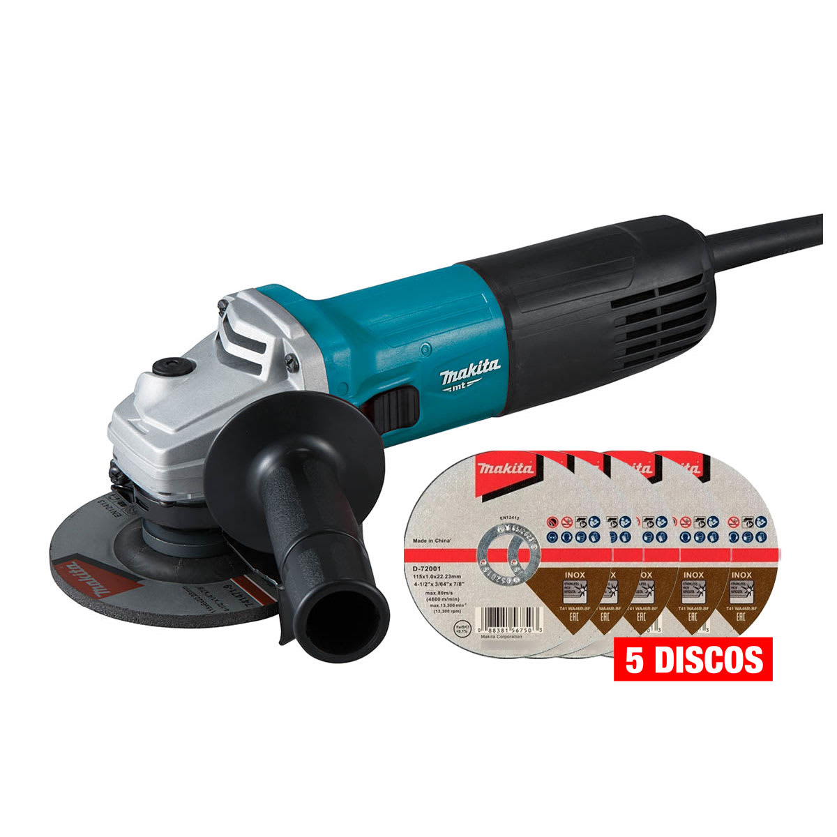 Esmeril Angular Eléctrica 4-1/2